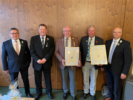 Hartmut Bahrs neuer Major I.Rott Rolf Ranke Oberst III.Rott Jürgen Mahlstedt Oberstleutnant II.Rott Heiner Göbberd Major IV.Rott Uwe Schmidt neuer Oberstleutnant II.Rott